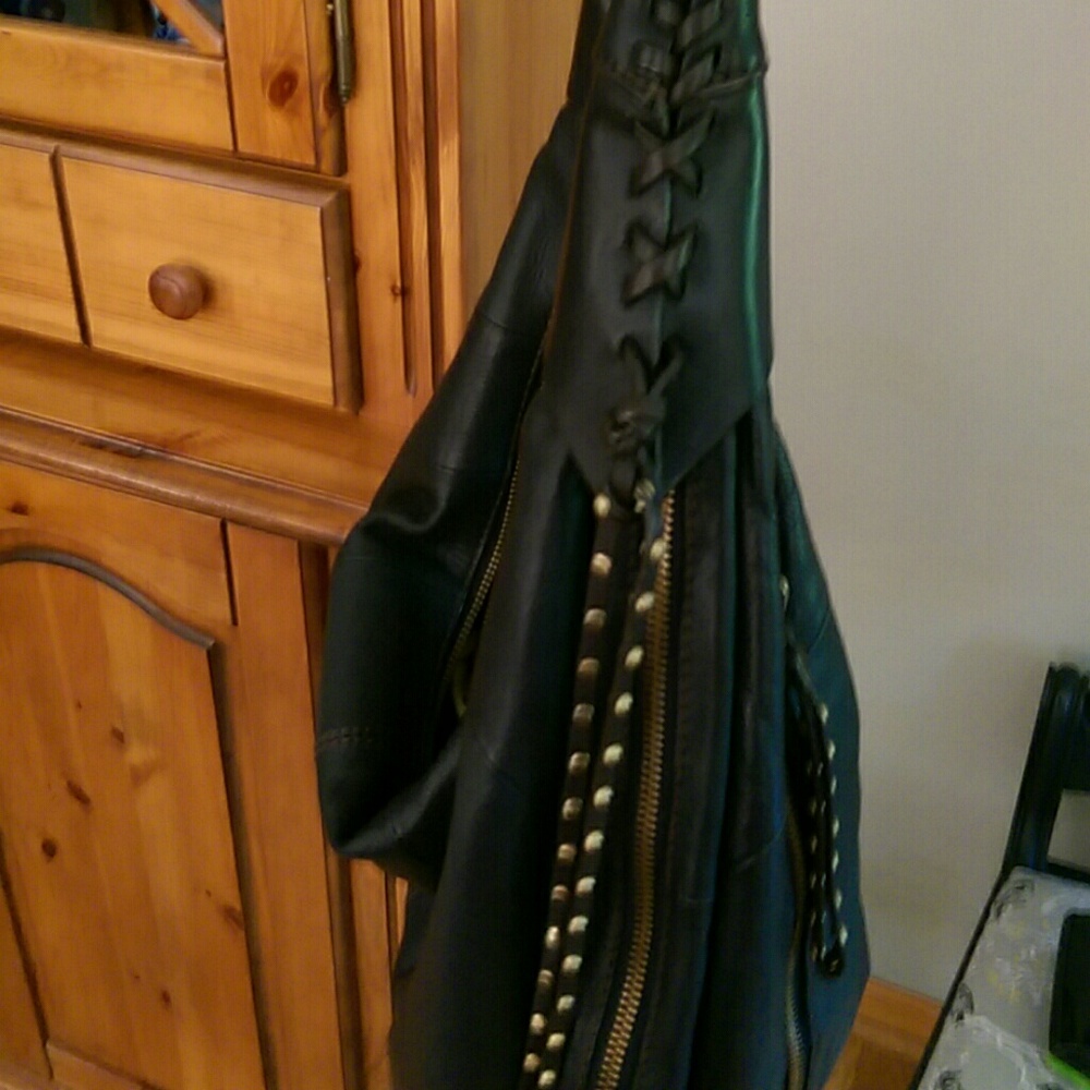 orYANY Black Leather Hobo Bag - Picture 3 of 4